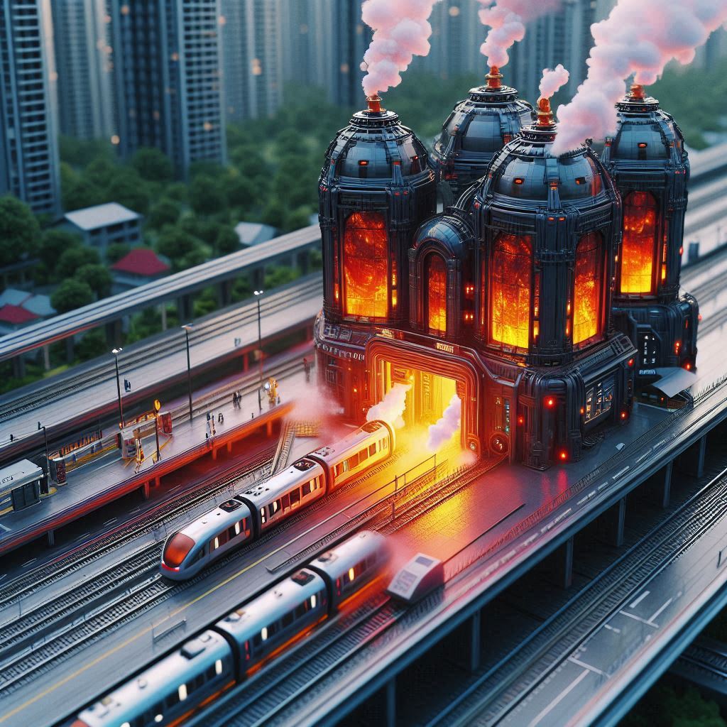 Destrucción de la estación